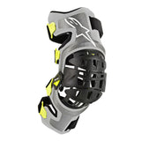 Joelheiras ALPINESTARS BIONIC-7 Prateado/Amarelo Flúor