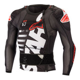 Peitoral integral ALPINESTARS SEQUENCE Preto/Branco/Vermelho