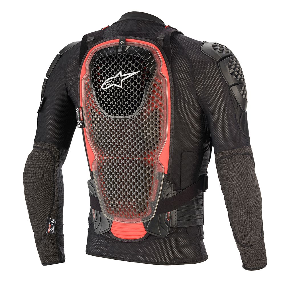 Peitoral integral ALPINESTARS BIONIC TECH V2 Preto/Vermelho