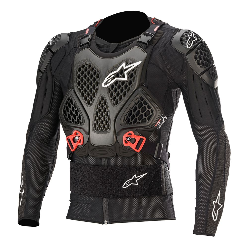 Peitoral integral ALPINESTARS BIONIC TECH V2 Preto/Vermelho