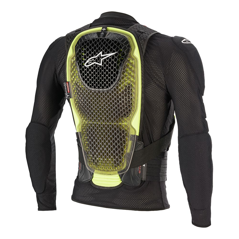 Peitoral Integral ALPINESTARS BIONIC PRO V2 Preto/Amarelo Flúor