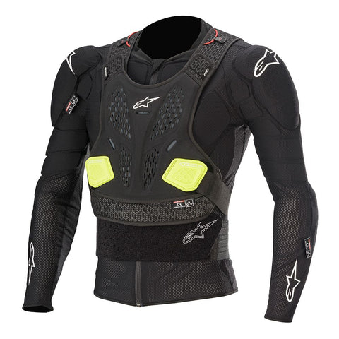 Peitoral Integral ALPINESTARS BIONIC PRO V2 Preto/Amarelo Flúor