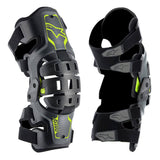 Joelheiras Infantis ALPINESTARS BIONIC 5S Preto/Amarelo Flúor (10-14 anos)