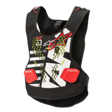 Peitoral ALPINESTARS SEQUENCE Preto/Branco/Vermelho