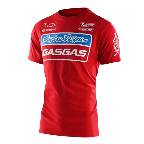 T-shirt TROY LEE DESIGNS TEAM Gas Gas Vermelho