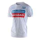 T-shirt TROY LEE DESIGNS TEAM Gas Gas Branco