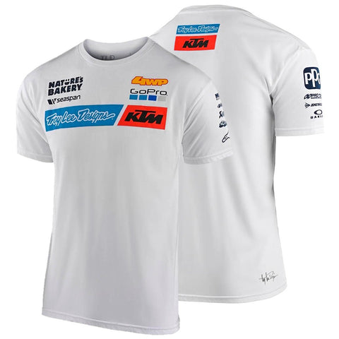 T-shirt KTM TROY LEE DESIGNS TEAM Branco 2020