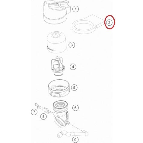 Pré-filtro Original KTM FREERIDE 250 F 13-17