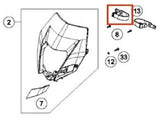 Borracha de Fixação de Porta-farol KTM EXC/EXC-F 14-23 (unidade)