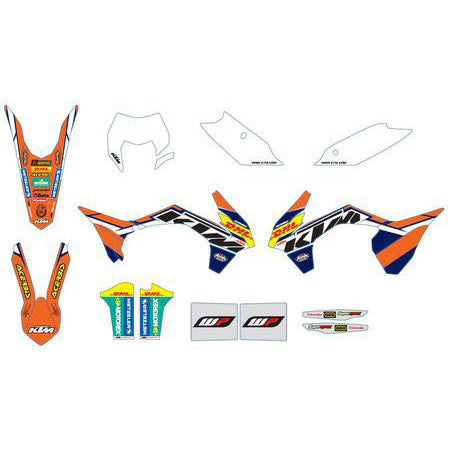 Kit de autocolantes KTM ENDURO FACTORY 2016