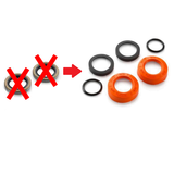Kit Protector Rolamentos Roda Dianteira FACTORY KTM EXC/EXC-F 16-24, SX/SX-F 16-24
