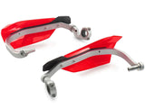 Protecções Mãos Abertas c/Kit Protecção em Alumínio GAS GAS EC/EC-F/MC/MC-F 21-23 Vermelho