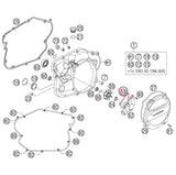Junta de Tampa de Bomba de Água HUSABERG 4T 04-08