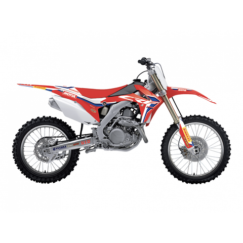 Kit de autocolantes e capa assento BLACKBIRD RÉPLICA TEAM HRC HONDA 2019 CRF 250R 14-17 CRF 450R 13-16