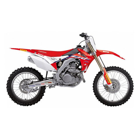 Kit de autocolantes e capa assento BLACKBIRD RÉPLICA TEAM HRC HONDA 2021 CRF 250R 14-17 CRF 450R 13-16