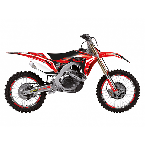 Kit de autocolantes e capa de assento BLACKBIRD DREAM 4 HONDA CRF 250R/RX 18-20, CRF 450R/RX 17-20