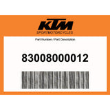Parafuso Especial KTM M6X12X3