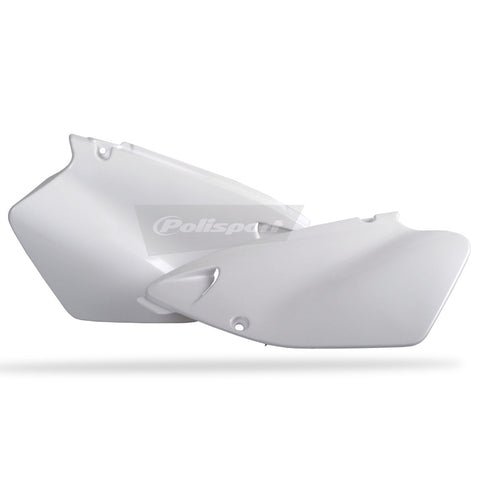 Tampas Laterais Traseiras POLISPORT para YAMAHA YZ 125/250 96-01 Branco