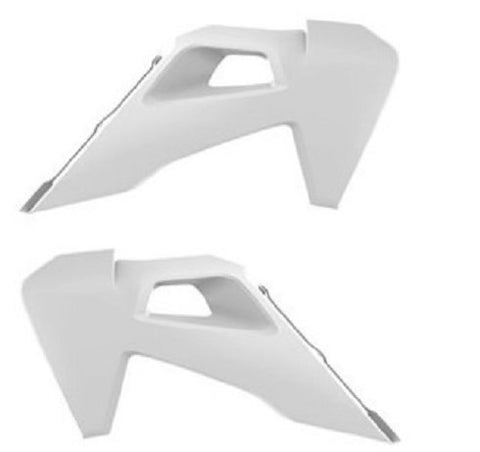 Tampas de Radiador POLISPORT HUSQVARNA TC/FC 19-22, TE/FE 20-23 Branco ou Preto