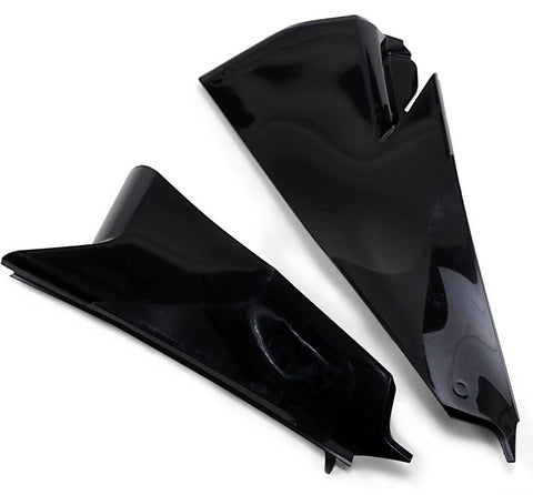 Tampas Laterais Traseiras Superiores POLISPORT HUSQ TC 125/250 19-22, FC 250/350/450 19-22 Preto