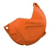 Protecção Tampa Embraiagem POLISPORT KTM EXC/SX 125/150/200 09-16, EXC-F/SX-F 250/350/450/500 12-16