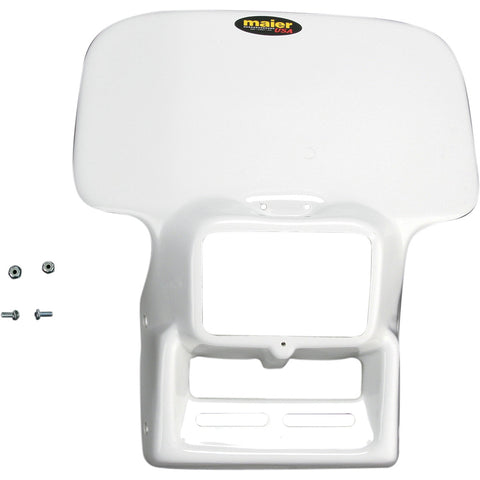 Porta-farol MAIER para HONDA XR 250R 84-95, XR 600R 84-99 Branco