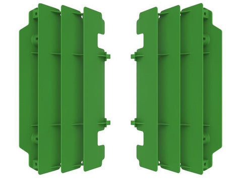 Deflectores de Radiador POLISPORT KAWASAKI KX 250 2T 05-07 Verde