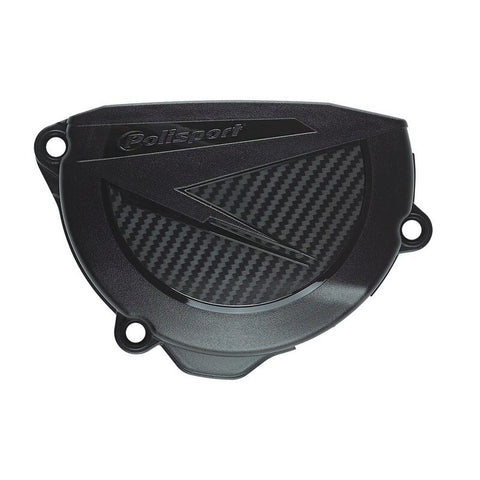 Protecção Tampa Embraiagem POLISPORT KTM EXC-F 250 06-12, SX-F 250 09-12 Preto