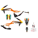 Kit de Autocolantes e Capa de Assento BLACKBIRD KTM TROPHY 2021 SX/SX-F 16-18, EXC/EXC-F 17-19