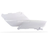 Tampas Laterais Traseiras POLISPORT para YAMAHA YZ 125/250 02-14 Branco