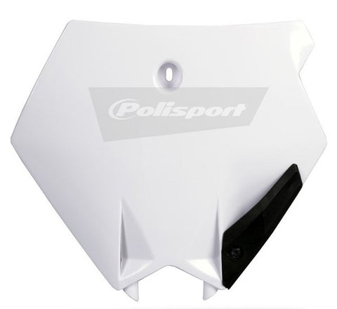 Placa Frontal POLISPORT para KTM SX 85 06-12 Branco