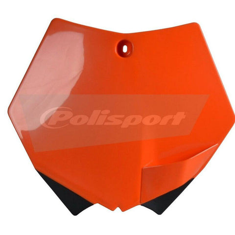 Placa frontal POLISPORT para KTM SX/SX-F 07-12 Laranja ou Branco