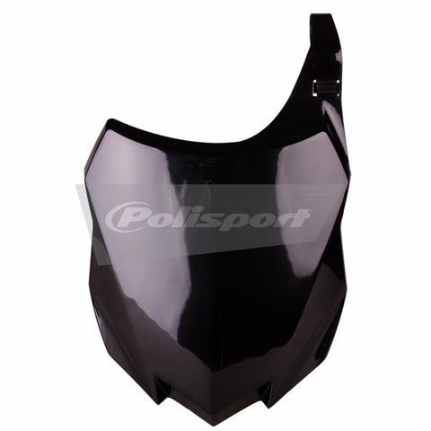 Placa Frontal POLISPORT YAMAHA YZ 125/250 22-25, YZ 250 F 19-23, YZ 450 F 18-22 Preto