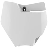 Placa Frontal POLISPORT para KTM SX 85 18-22 Branco