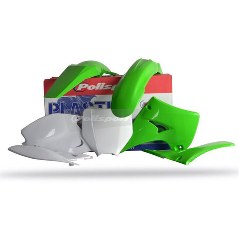 Kit de Plásticos POLISPORT para KAWASAKI KX 125/250 03-08 Cor Original