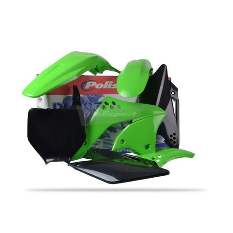 Kit de Plásticos POLISPORT para KAWASAKI KX 250 F 06-08 Cor Original