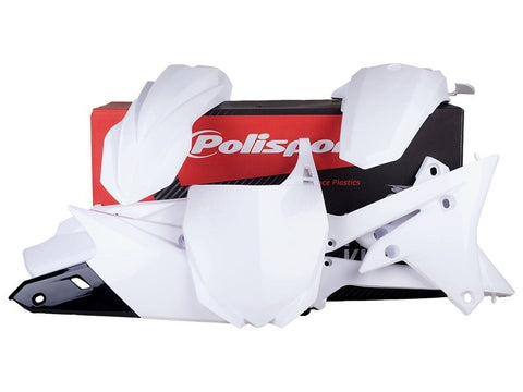 Kit de Plásticos POLISPORT para YAMAHA YZ 250 F 14-18, YZ 450 F 14-17 Branco
