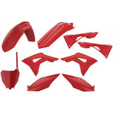 Kit de Plásticos POLISPORT para HONDA CRF 250R 18-21, CRF 450R 17-20 Vermelho