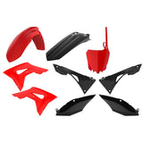 Kit de Plásticos POLISPORT para HONDA CRF 250R 18-21, CRF 450R 17-20 Vermelho/Preto