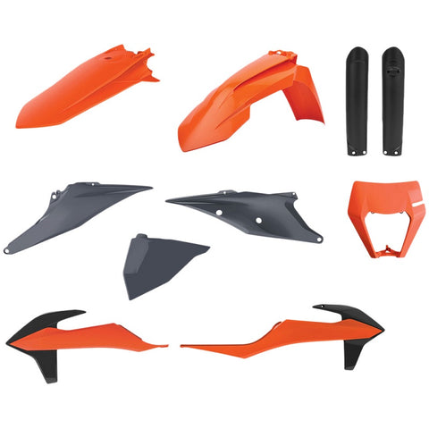 Kit de Plásticos POLISPORT FULL KIT KTM EXC 150/250/300 20-23, EXC-F 250/350/450/500 20-23 OEM 21