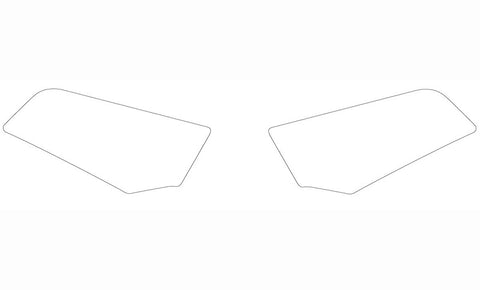 Autocolantes para Depósito KTM 125 / 250 / 390 DUKE 2017-2019 Transparente