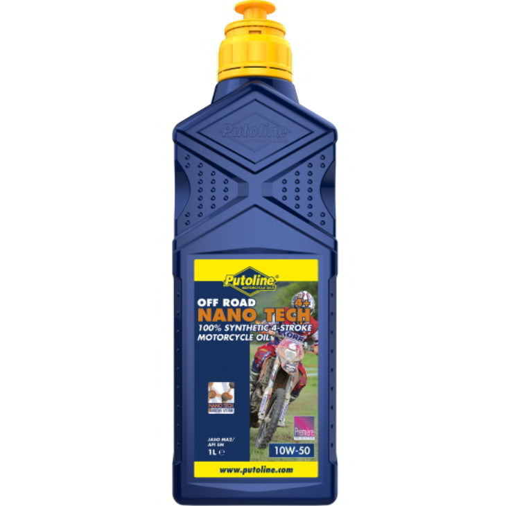 Óleo PUTOLINE OFF ROAD 4T NANO TECH 4+ 10W/50 1 Litro