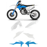 Kit de Plásticos ACERBIS KTM SX/SX-F 19-22 Branco/Azul