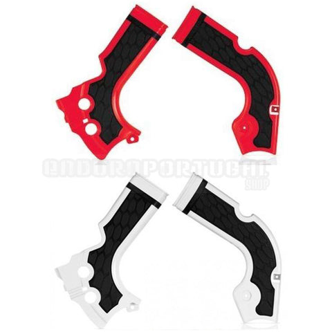 Protecções de Quadro ACERBIS X-GRIP para HONDA CRF 250R 14-17, CRF 450R 13-16 (Vermelho ou Branco)