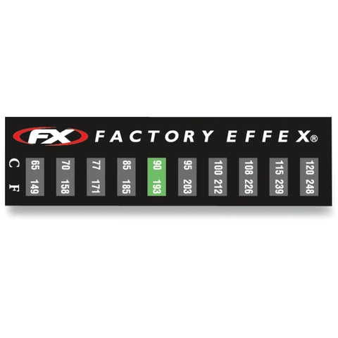Autocolante indicador de temperatura FACTORY EFFEX (3 unidades)