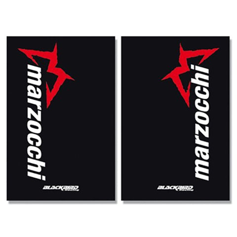 Jogo de Autocolantes de Forqueta BLACKBIRD RACING para MARZOCCHI Preto