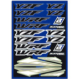 Folha de Autocolantes BLACKBIRD RACING UNIVERSAL HONDA/ KAWASAKI/ SUZUKI/ YAMAHA 50x35 cm