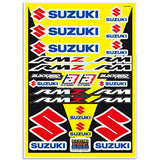 Folha de Autocolantes BLACKBIRD RACING UNIVERSAL HONDA/ KAWASAKI/ SUZUKI/ YAMAHA 50x35 cm