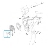Abraçadeira Borracha Filtro de Ar GAS GAS EC 125/250/300