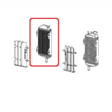 Radiador Direito GAS GAS EC 200/250/300 2T 07-17